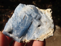 Natural New Sky Blue Calcite Specimens  x 35 From Spitzkop, Namibia