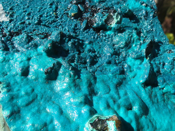 Natural Silica Chrysocolla Specimens x 2 From Congo