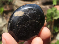 Polished Schorl Black Tourmaline Palm Stones  x 35 From Madagascar - TopRock