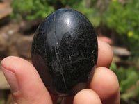 Polished Schorl Black Tourmaline Palm Stones  x 35 From Madagascar - TopRock