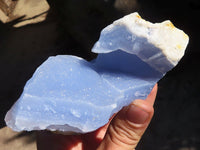 Natural Blue Lace Agate Geode Specimens  x 5 From Nsanje, Malawi