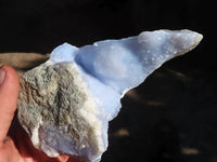 Natural Blue Lace Agate Geode Specimens  x 5 From Nsanje, Malawi