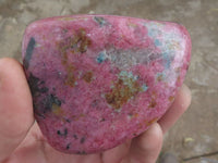 Polished Red Rhodonite Free Forms (Rare Material) x 4 From Zimbabwe - TopRock