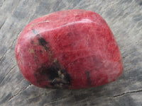 Polished Red Rhodonite Free Forms (Rare Material) x 4 From Zimbabwe - TopRock