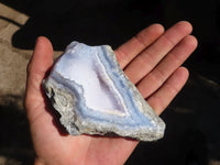 Natural Blue Lace Agate Geode Specimens  x 5 From Nsanje, Malawi