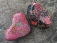 Polished Red Rhodonite Free Forms (Rare Material) x 4 From Zimbabwe - TopRock