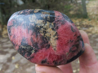 Polished Red Rhodonite Free Forms (Rare Material) x 4 From Zimbabwe - TopRock