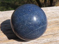 Polished Blue Lazulite Spheres  x 2 From Ambatfinhandrana, Madagascar - TopRock