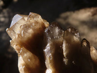 Natural Cascading Smokey Quartz Clusters x 3 From Luena, Congo