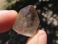 Polished Mini Clear Smokey Phantom Quartz Crystals  x 35 From Madagascar - TopRock