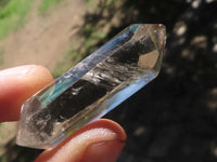 Polished Mini Clear Smokey Phantom Quartz Crystals  x 35 From Madagascar - TopRock