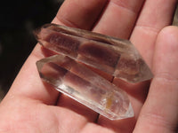 Polished Mini Clear Smokey Phantom Quartz Crystals  x 35 From Madagascar - TopRock