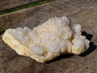 Natural Castle Quartz White Phantom Cascading Clusters x 2 From Ivato, Madagascar - TopRock