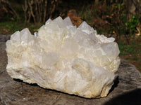 Natural Castle Quartz White Phantom Cascading Clusters x 2 From Ivato, Madagascar - TopRock