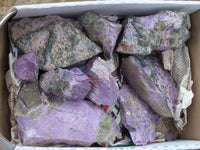 Natural Rough Stichtite & Serpentine Selected Specimens  x 9 From Barberton, South Africa - TopRock