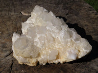 Natural Castle Quartz White Phantom Cascading Clusters x 2 From Ivato, Madagascar - TopRock