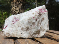 Natural Rubellite In Feldspar Quartz & Mica Schist Cobbed Pieces  x 21 From Namibia - Toprock Gemstones and Minerals 