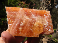 Natural New Sunset Orange Calcite Specimens  x 6 From Spitzkop, Namibia