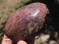 Polished One Side Polished Rhodonite Free Forms  x 4 From Madagascar - TopRock