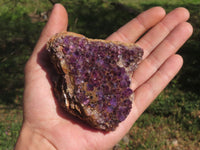 Natural Dark "Amethystos" Amethyst Clusters  x 15 From Kwaggafontein, South Africa - TopRock