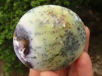 Polished Extra Large Dendritic Opal Palm Stones  x 6 From Madagascar - Toprock Gemstones and Minerals 