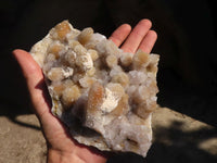 Natural Large White Spirit Quartz Crystal Clusters x 2 From Boekenhouthoek, South Africa