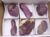 Natural Purpurite Cobbed Specimens  x 6 From Namibia - TopRock