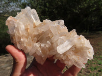 Natural Highly Selected Quartz Clusters (Medium Sized) x 3 From Madagascar - TopRock