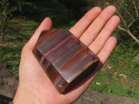 Polished Short & Dumpy Banded Iron Stone / Jupiter Jasper Points x 3 From Northern Cape, South Africa - TopRock