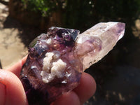 Natural Window Amethyst Crystal Specimens  x 6 From Chiredzi, Zimbabwe