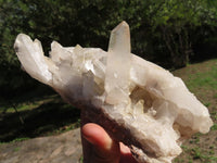 Natural Highly Selected Quartz Clusters (Medium Sized) x 3 From Madagascar - TopRock