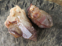 Natural Perfect Selection Of Red Hematoid Phantom Quartz Specimens  x 5 From Karoi, Zimbabwe - TopRock