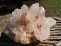 Natural Highly Selected Quartz Clusters (Medium Sized) x 3 From Madagascar - TopRock