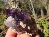 Natural Window Amethyst Crystal Specimens  x 6 From Chiredzi, Zimbabwe