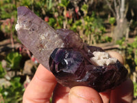 Natural Window Amethyst Crystal Specimens  x 6 From Chiredzi, Zimbabwe