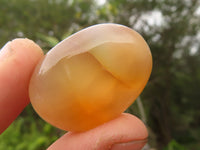 Polished Coral Flower Agate Galets (Palm Stones)  - Sold per 1 kg - From Madagascar - Toprock Gemstones and Minerals 