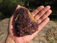 Natural Dark "Amethystos" Amethyst Clusters x 9 From Kwaggafontein, South Africa - TopRock