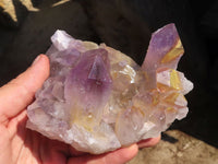 Natural Jacaranda Amethyst Clusters  x 2 From Zambia - Toprock Gemstones and Minerals 