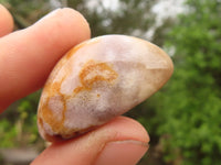 Polished Coral Flower Agate Galets (Palm Stones)  - Sold per 1 kg - From Madagascar - Toprock Gemstones and Minerals 