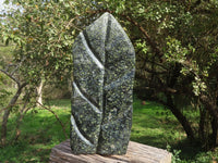 Polished Giant Stromatolite Standing Leaf Sculpture x 1 From Mahajanga, Madagascar - TopRock