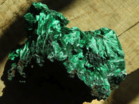 Natural Chatoyant Silky Malachite Specimens  x 2 From Kasompe, Congo