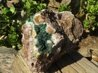 Natural Rare Ball Malachite On Drusy Quartz & Dolomite Matrix  x 1 From Kambove, Congo - Toprock Gemstones and Minerals 