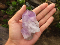 Natural Jacaranda Amethyst Clusters  x 6 From Mumbwa, Zambia - Toprock Gemstones and Minerals 