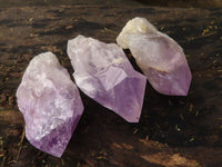 Natural Jacaranda Amethyst Clusters  x 6 From Mumbwa, Zambia - Toprock Gemstones and Minerals 