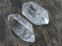 Polished Double Terminated Semi Optic Quartz Crystals  x 20 From Madagascar - TopRock