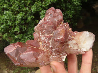 Natural Red Hematoid Quartz Clusters  x 3 From Karoi, Zimbabwe - TopRock