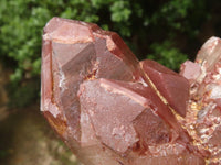 Natural Red Hematoid Quartz Clusters  x 3 From Karoi, Zimbabwe - TopRock