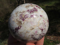 Polished Pink Tourmaline Rubellite Spheres x 3 From Ambatondrazaka, Madagascar - TopRock