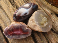 Polished River Agate Nodules  x 6 From Zimbabwe - Toprock Gemstones and Minerals 