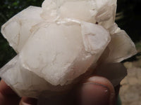 Natural White Quartz Clusters  x 6 From Madagascar - TopRock